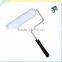 US cage style chrome plated 9'' inch paint roller with green handle,3/8 pile height, polyester material medium quality sleeve