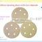 Silicon carbide sanding discs with zinc stearate