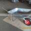 WB4024A Europe market galvanized body light weight lowes wheelbarrow