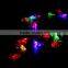 New 2016 Hot 4M/20LED AC110V~220V RGB Moon Star Waterproof LED String Light Christmas Lights