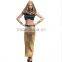 Gold sexy women egyptian Cleopatra Costume SP020