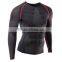 2016 Men Running Cycling Tight Sportswear Long Sleeve Breathable Quick-Dry Basketball Jersey Compression Shirt
