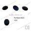 DZ-1002 Jet Colored Oval Cut Flat Back Glass Stones for Jewelry Accessories