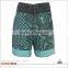Boys surf wear quick dry fabric private label mens swim long shorts