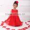 2017 Hottest Red Flower Girl Wedding Headdress