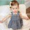 Little Girls new model top dress 100 cotton clothing custom Newborn Baby Girls sleeveless clothes