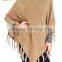 Classic Cashmere Fringed Poncho Cashmere Poncho Sweater Wrap