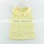 Boutique Baby Short Sleeve Cotton T-shirt Girls T-shirt Light Yellow