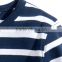 Comfortable striped 65 polyester 35 cotton kids t shirt