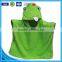 Embroidered Snuggle Custom Cotton Velour Animal Kids Hooded Poncho Towel