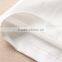 pure white simple ladies 100% cotton long sleeve t-shirt