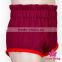 Children Leisure Wear Clothes Simple Red Plain Color Lace Newborn Baby Size Underwear Shorts Type Diaper