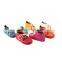 Kid shoe Pure coolor leather safe impore baby shoes china