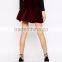 Fully Lined Soft-touch Skater Skirt Women, Velvet Mini Skirts 2015