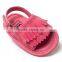 2017 summer design, PU leather baby summer sandals