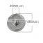Round Silver Tone At Random World Map Pattern 18mm Resin Snap Button For Bracelets , Knob Size: 5.5mm