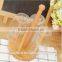 2015 New Products Household Kitchen Round Wood Drain Cup Hanger Rack