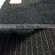 Fire resistant pre-oxidized fiber felt
on woven fabric of pre-oxidized fiber