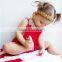 Red Girls baby clothes unique baby boy names romper images 100% cotton pantskirt