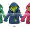 children hardshell jacket with hood & removable polar fleece liner