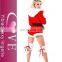 OEM fashion red privite Christmas lingerie erotic christmas lingerie for women