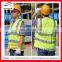 Hi-vis reflective tape traffic warning vest for adult/reflective safety vest