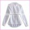 white cotton fabric lady shirt shining stone below the collar