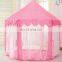 Children Indoor Play Tent Princess Castle Playhouse for Kids Pink With Storage Bag