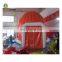 Inflatable Orange Red Brightly Painted Dome Tent For Sale
