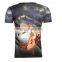Comfortable short sleeve 100 polyester dye sublimation t shirt custom print logo