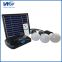 Multifunctional solar powered mini project fiber optic home solar lighting system for indoor
