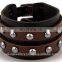 Leather braided bracelet manufacturer, leather cuff bracelet exporter