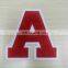 Custom chenille letter patches,chenille logo patch for clothing