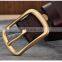 antique gold simple buckle pin leather pin buckles men brand Strap male pin buckle