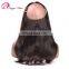 Top grade wholsale price human hair 360 lace frontal