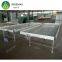 Hot sale food garde ABS ebb and flow hydroponic rolling bench in America