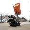 Factory Supply Mini Crawler Type Gas Engine Truck Dumper with Hydraulic Scissor Lifter