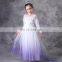 Snow Queen 2 Dress for Girls Formal Birthday Frock Sequins Cloak Kids Party Dress Elsa Dress Magic Wand Cosplay Princess Costume
