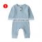 Newborn Infant Cotton Long Sleeve Romper Boy Girls Knitting Jumpsuit Clothes Solid Color Winter Cute Lovely 0-18M