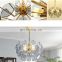 Nordic style decorative lights indoor glass chandeliers pendant lights