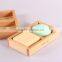 Custom logo and color solid wooden soap rack,wood bathroom soap rack