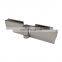 high quality bathroom square zinc alloy polished glass to glass door clamp