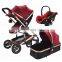Fashion Light baby push cart baby stroller and foldable wagon