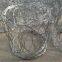 High Security Razor Wire Hot Dipped Galvanized Concertina Garden Fence With Razor Clips