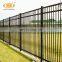 metal steel security fence panels with flat top