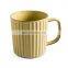 Custom colorful funny large Big Ceramic Stoneware Coffee Tea Cup Mug with Handle for Hot Chocolate Latte