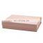 Shallow pink premium cardboard paper magnetic closure gift box packaging with custom logo