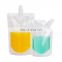Automatic spout pouch filling and capping machine for packing bag liquid water milk oil beverage juce paste cream honey sauce