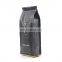 Wholesale empty bolsa de cafe 250g custom print zip lock tea coffee bags with valve