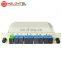 MT-1081-8 Fully Stocked 1*8 Type Fiber Optic Cassette Box Type PLC Splitter With SC UPC Adaptor